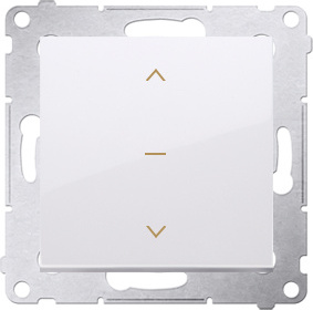 Dreistellungs-Rollladenschalter, weiß, Simon 54 1-0-2 SIMON 54 Kontakt-Simon DZW1K.01/11