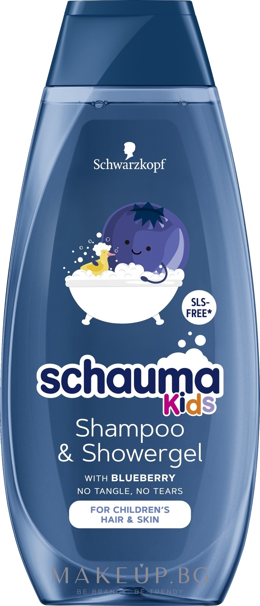Schauma Kids šampón a sprchový gél 2 v 1 s výťažkom z čučoriedok