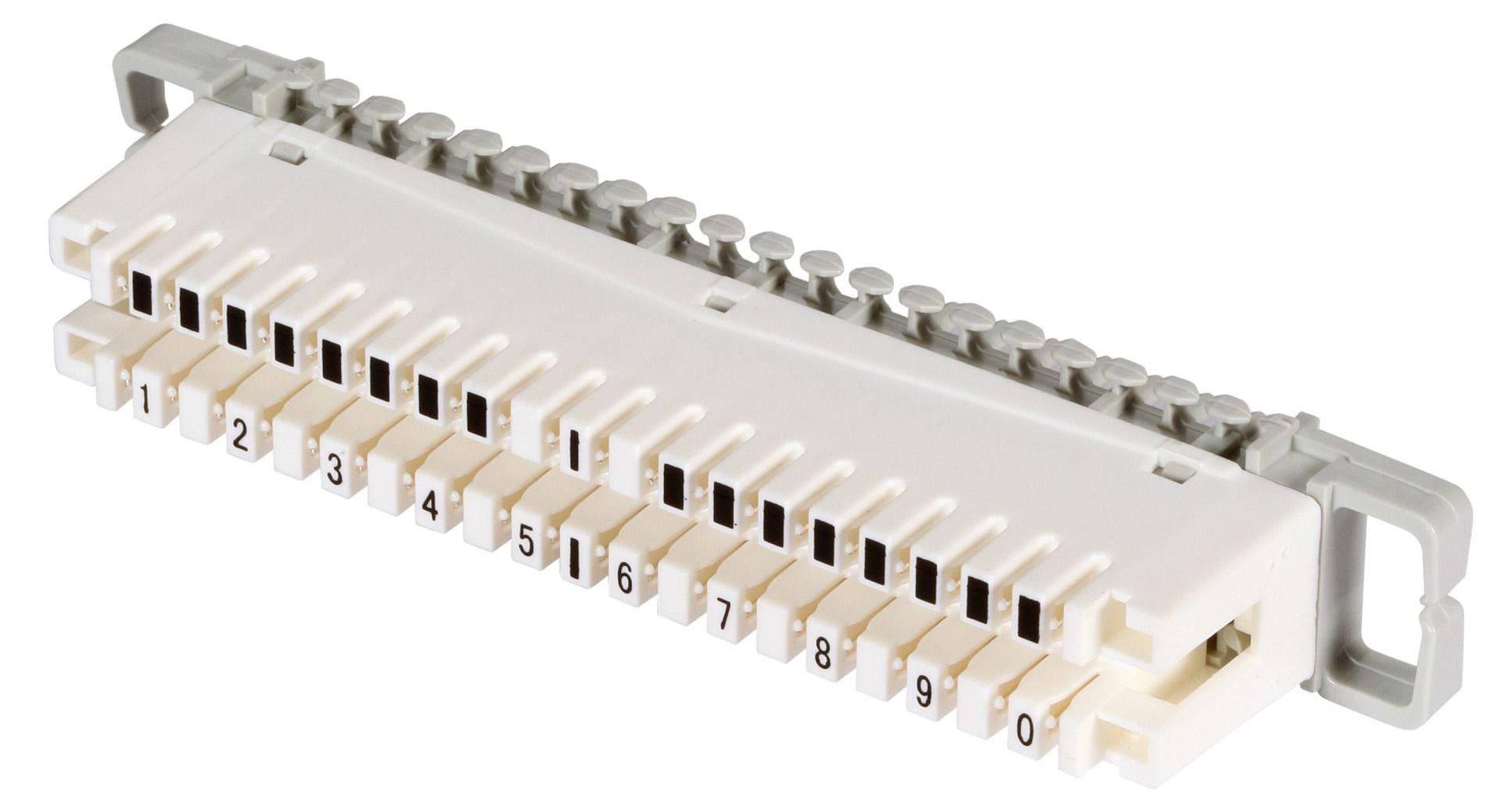 Ecolan LSA-Trennleiste 2/10 zu 10DA, ohne Farbcode 46005.1