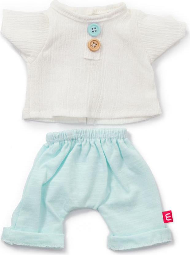 Miniland Puppenkleidung Jungen Set 38cm blau Textil Outfit 8231567