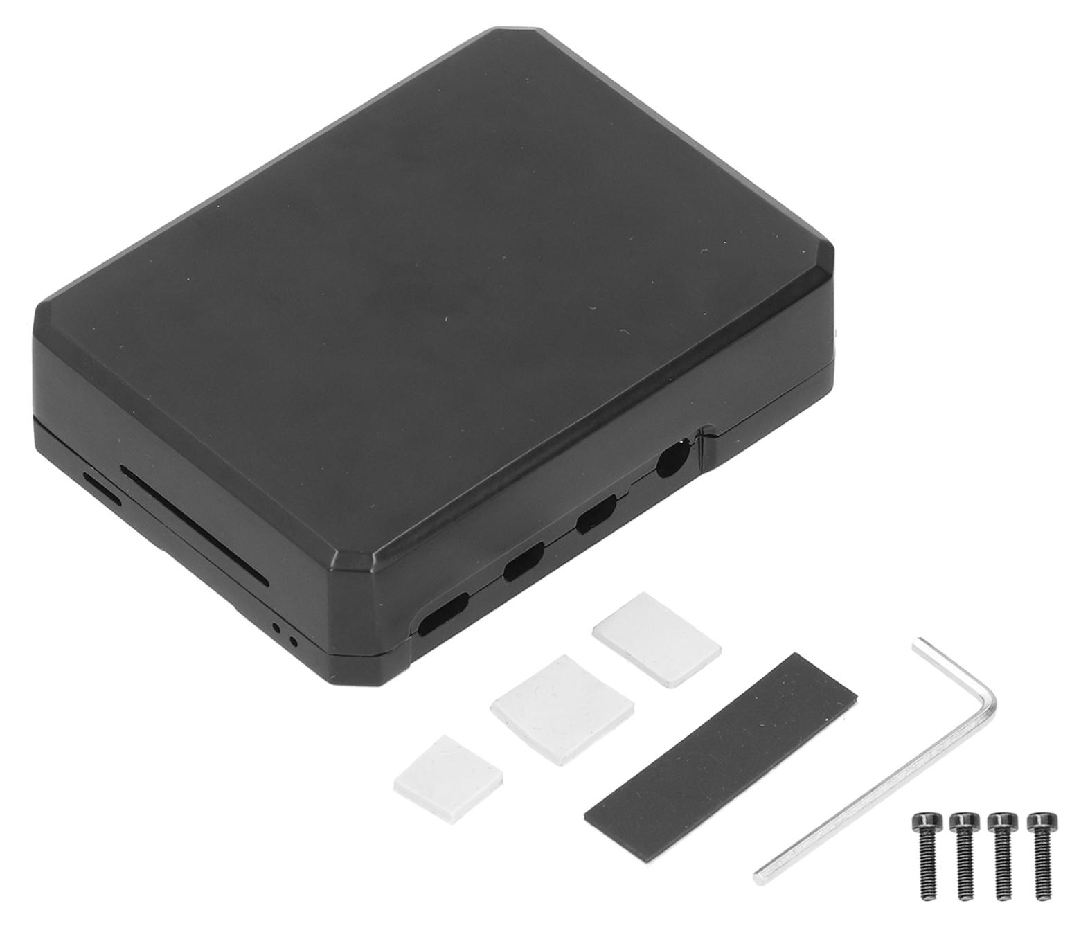 Gistuch Aluminiumgehäuse für Raspberry Pi 4B Mini Gehäusegehäuse Gehäuse Shell Cover Zubehör