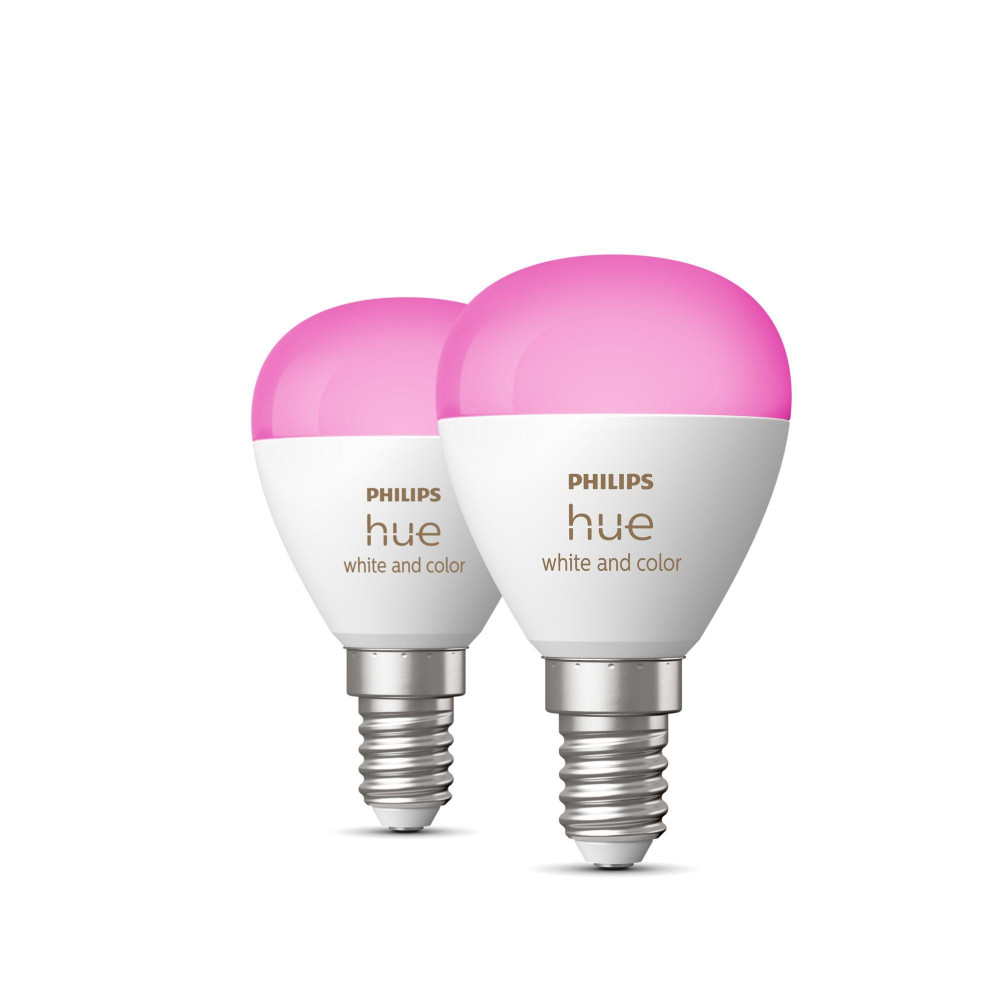 Hue A60 E27 LED-Lampe im 2er-Pack – White & Color Ambiance