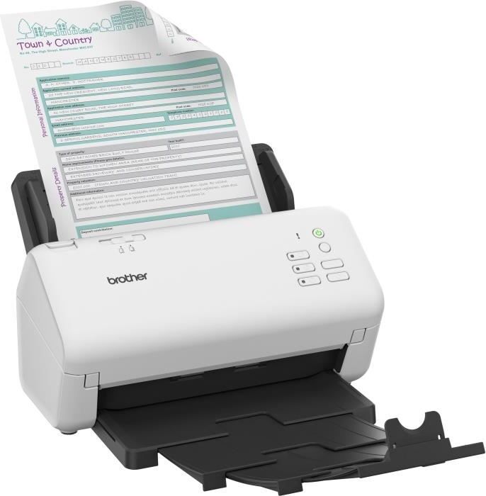 Scanner BROTHER ADS-4300 Office-Dokumente Duplex 40 Seiten pro Minute/80 Bilder pro Minute Ethernet ADS4300NRE1