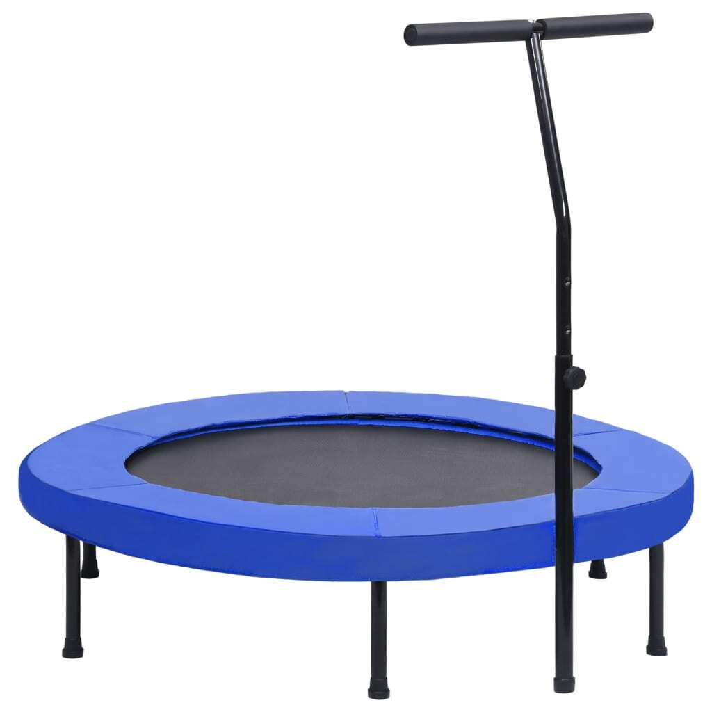 Fitness trampolína s rukoväťou a bezpečnostnou podložkou 122 cm