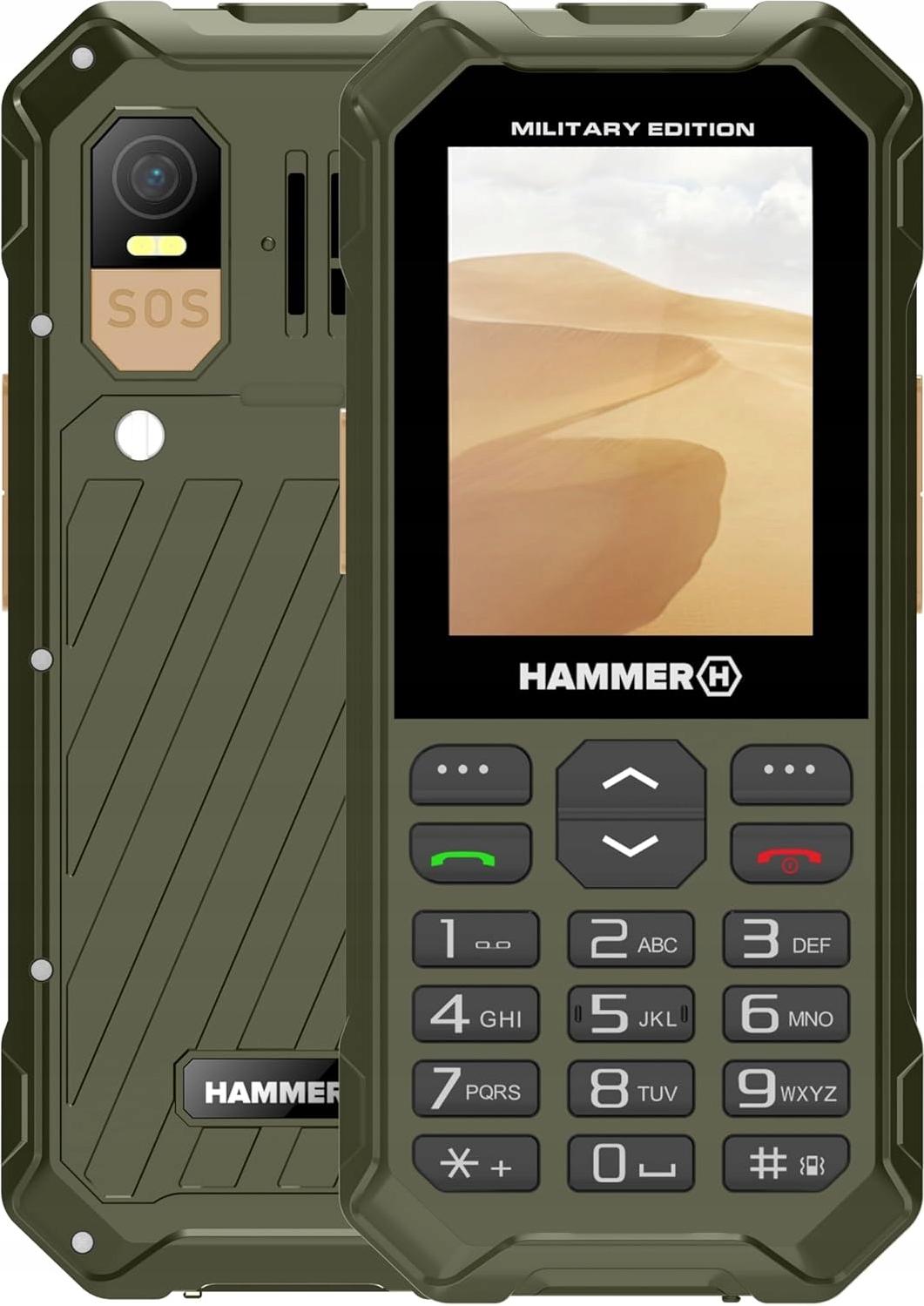 Hammer 6 LTE Military Edition - Odolný, vodotesný outdoorový mobilný telefón