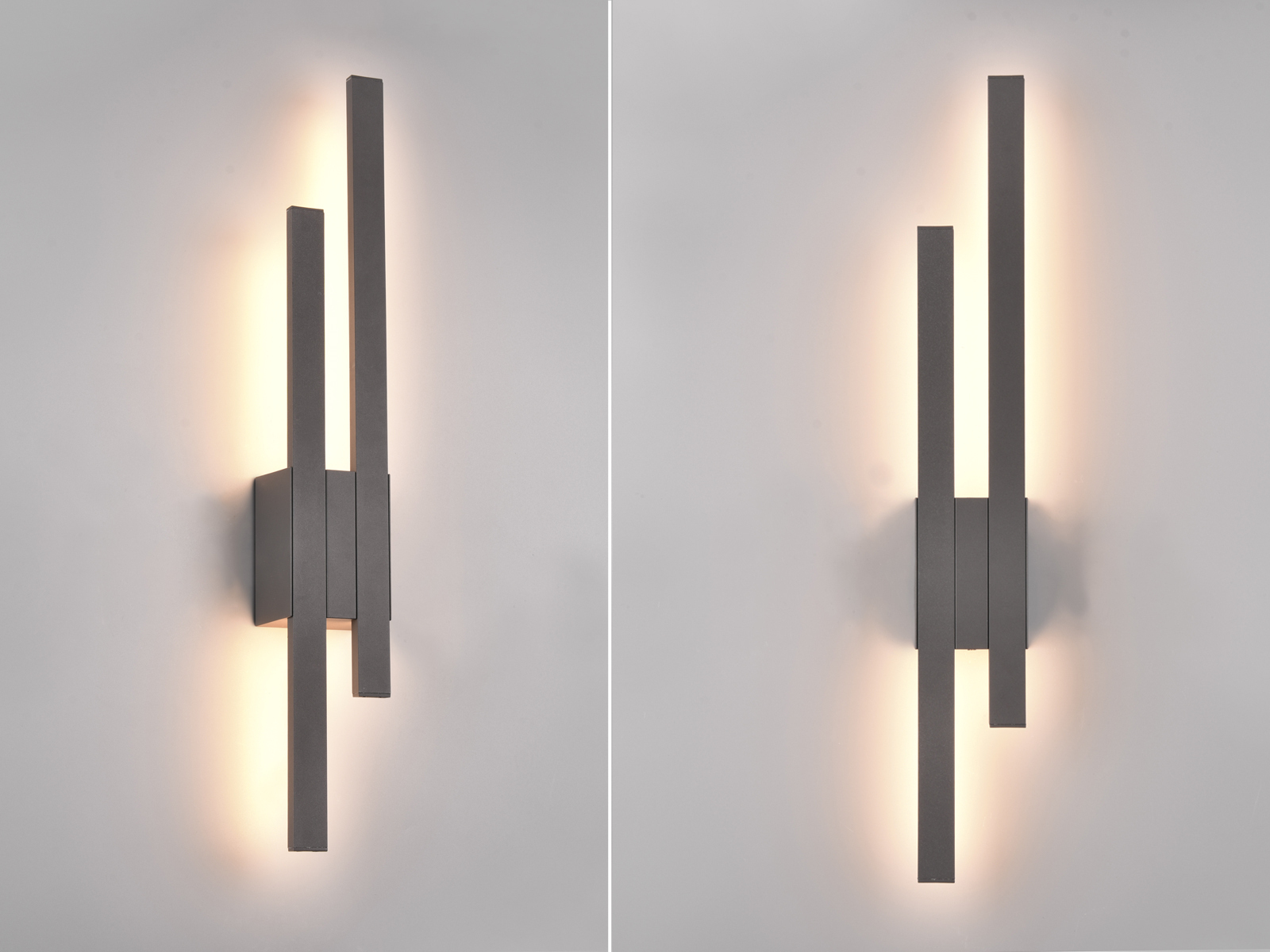 Meine Wunschleuchte LED Außenwandleuchten, indirekte Gartenbeleuchtung mit Strom, Terrassenlampen 22146S242