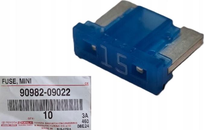 Toyota OE TOYOTA Auris Avensis Aygo Corolla Bz4x Camry Sicherung 15A 90982-09022 OE