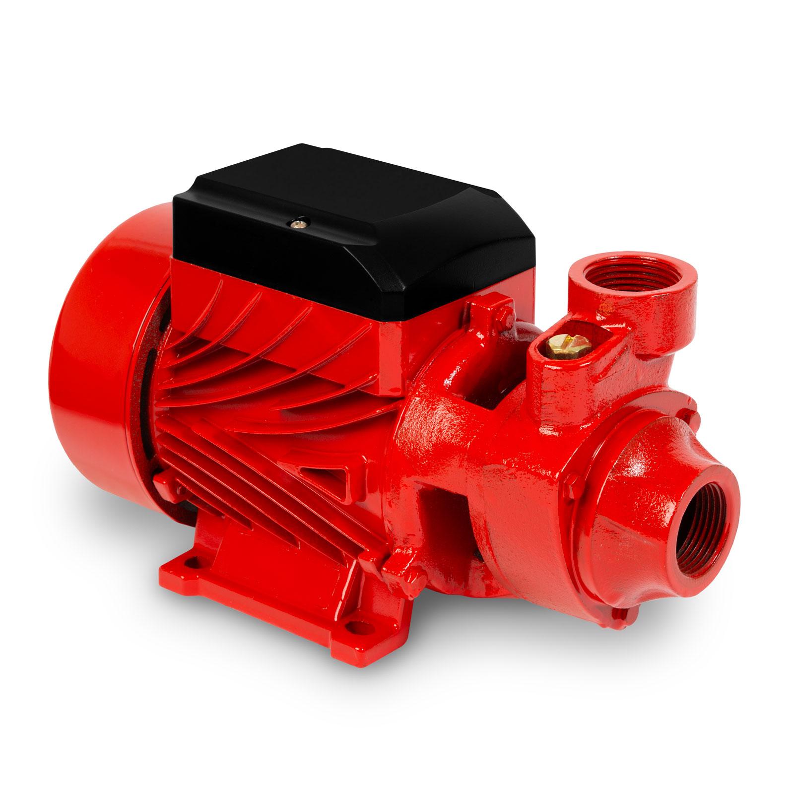 Čerpadlo na vodu EBERTH záhradné čerpadlo odstredivé čerpadlo sacie čerpadlo, 1 palcová prípojka, výkon 370 W, sacia hlava 8 m, výtlačná hlava 35 m, výtlak 2 100 l/h