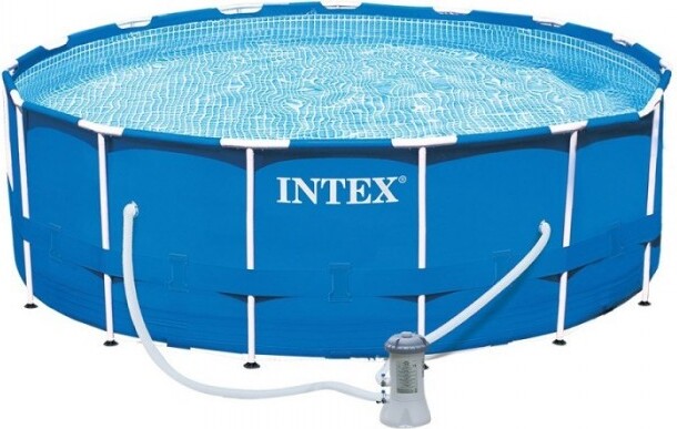 Intex 28242 Nadzemný bazén s nafukovacím prstencom Circle 16805 L Blue