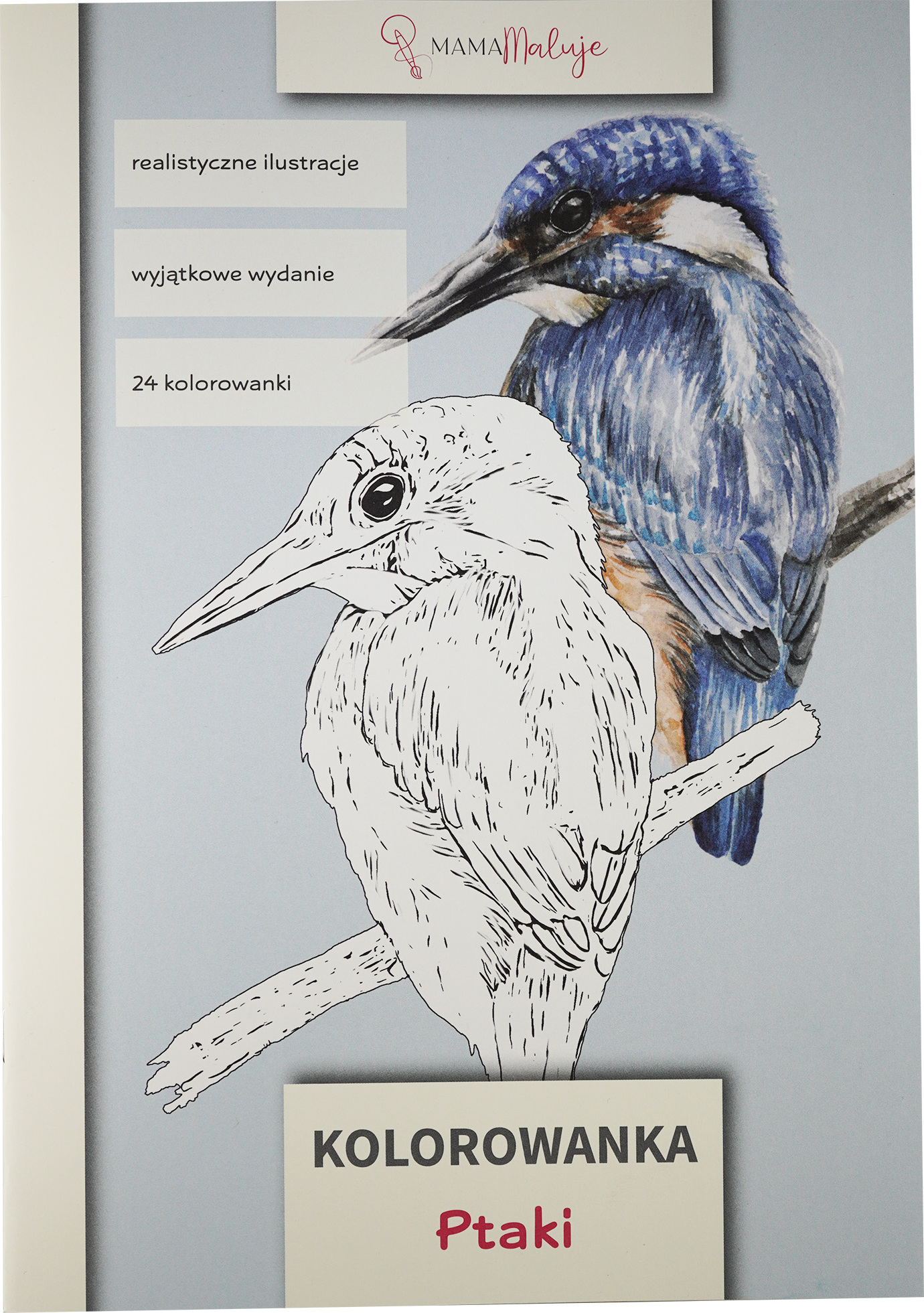 Mama Maluje Vogel-Malbuch