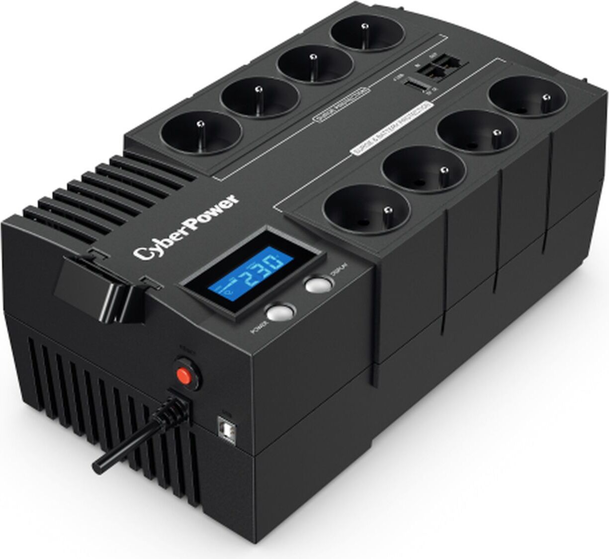 CyberPower BR1000ELCD-FR, Line-Interaktiv, 1 kVA, 600 W, Sine, 165 V, 290 V