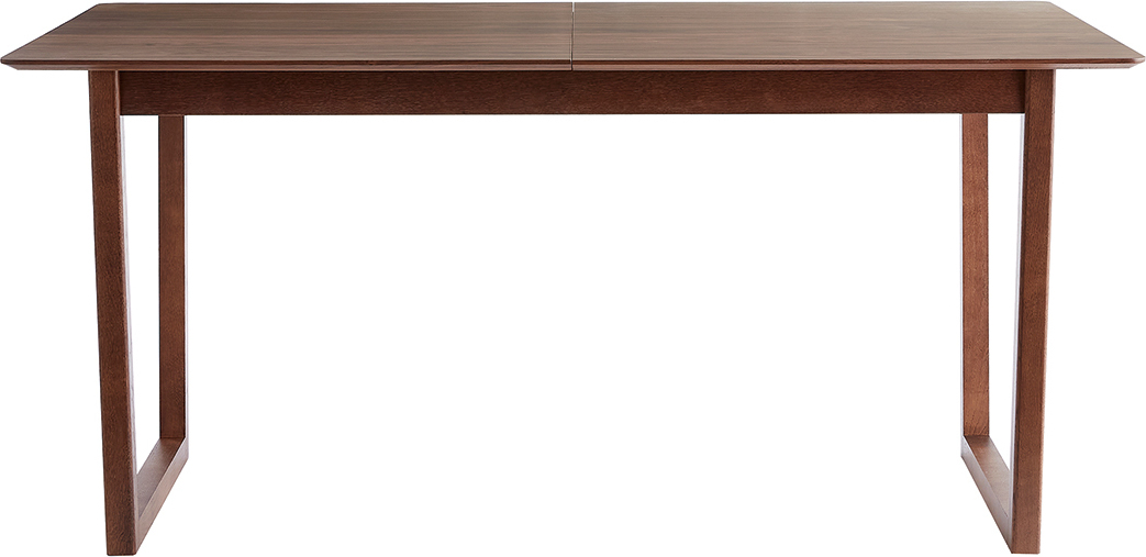 Miliboo - Ausziehbarer rechteckiger Esstisch Wallnussfinish B160-240 cm LAHO