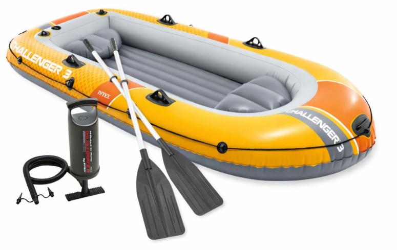 Kayak gonflable Bestway Hydro Force Rapid X3, 381 x 100 x 44 cm, rouge/bleu/gris pagaies pompe à main ailerons sac de transport patch de réparation Kayak gonflable Bestway Hydro Force Rapid X3, 381 x 100 x 44 cm, rouge/bleu/gris pagaies pompe à main ailerons sac de transport patch de réparation