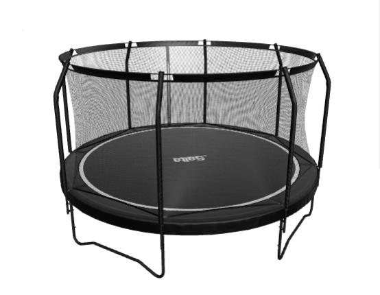 Salta 556, Nadzemná trampolína, Kolo, 150 kg, 5 rok / roky, Bezpečnostná sieť, Čierna