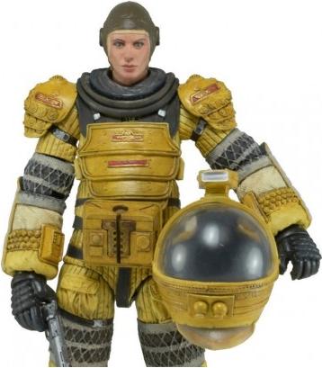 NECA ALIENS FIGUREN-SERIE 6 ISOLATION AMANDA RIPLEY RAUMANZUG NEU ALIEN NUOVO Neca