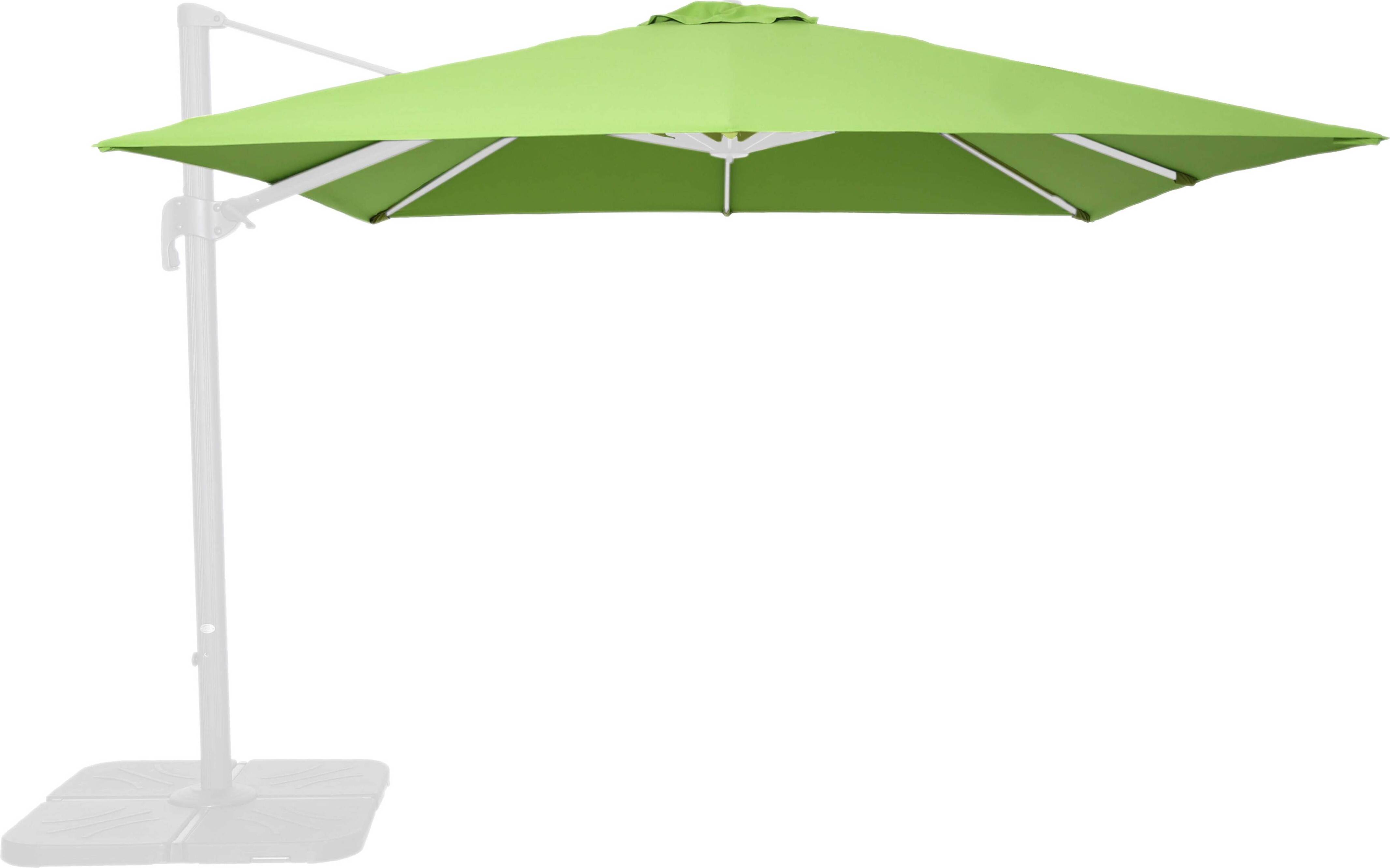 Schirmdach für grünen Sonnenschirm 3x3 m - Oviala Malaga 105880