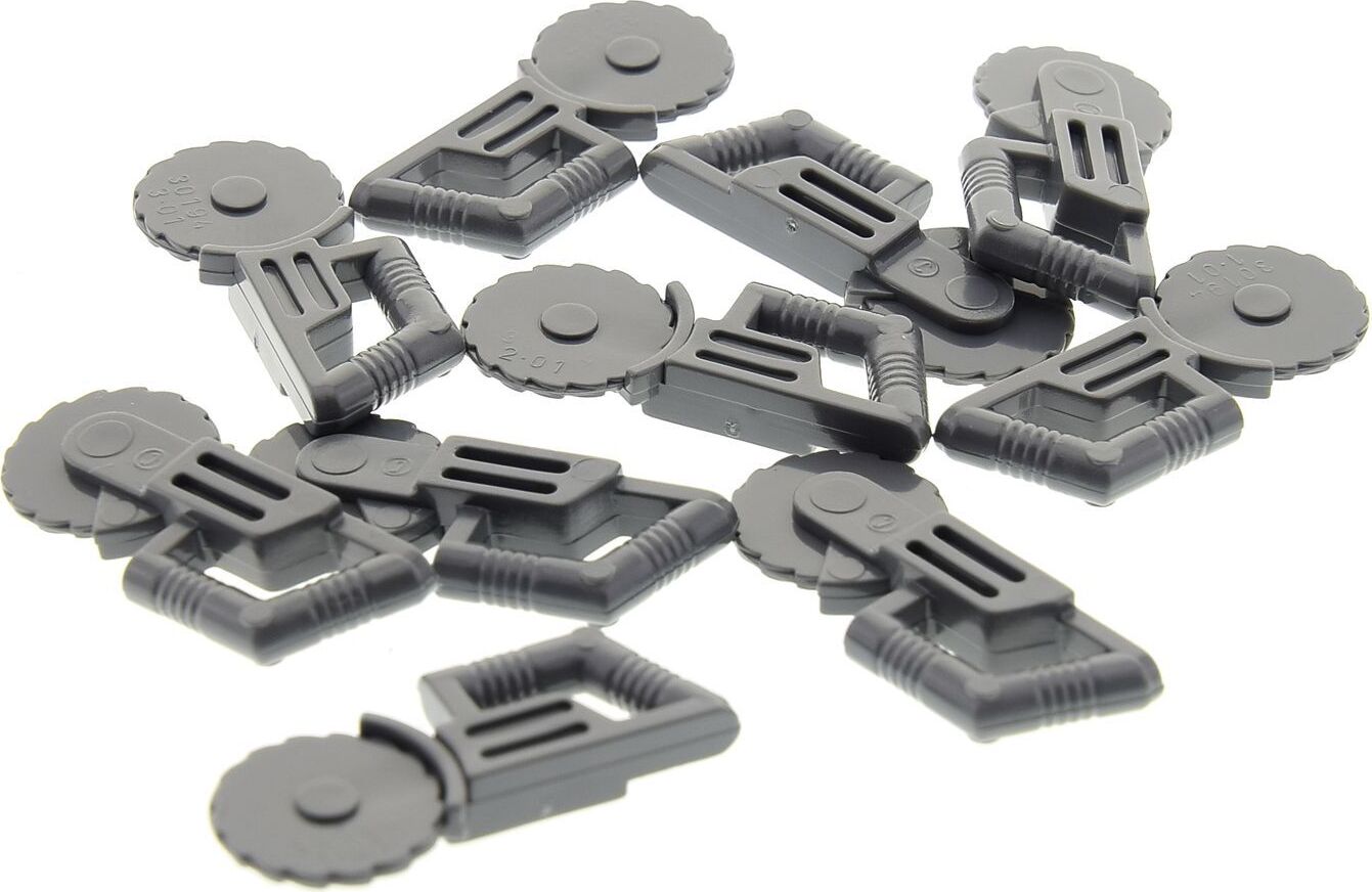10x Lego figúrky náradie kruhový pílový kotúč nový-tmavosivý 4211080 30194