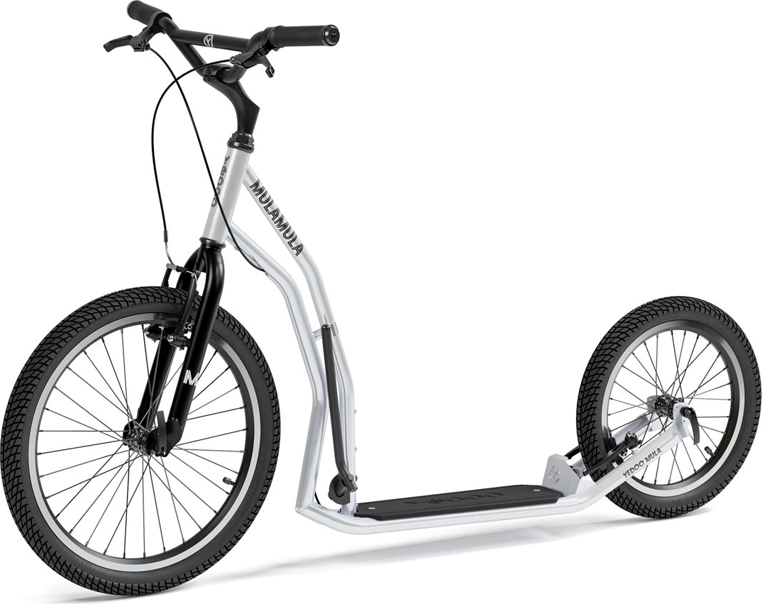 Tretroller Yedoo New Mula RunRun 20/16 silber Yedoo-12609-Y40-sil