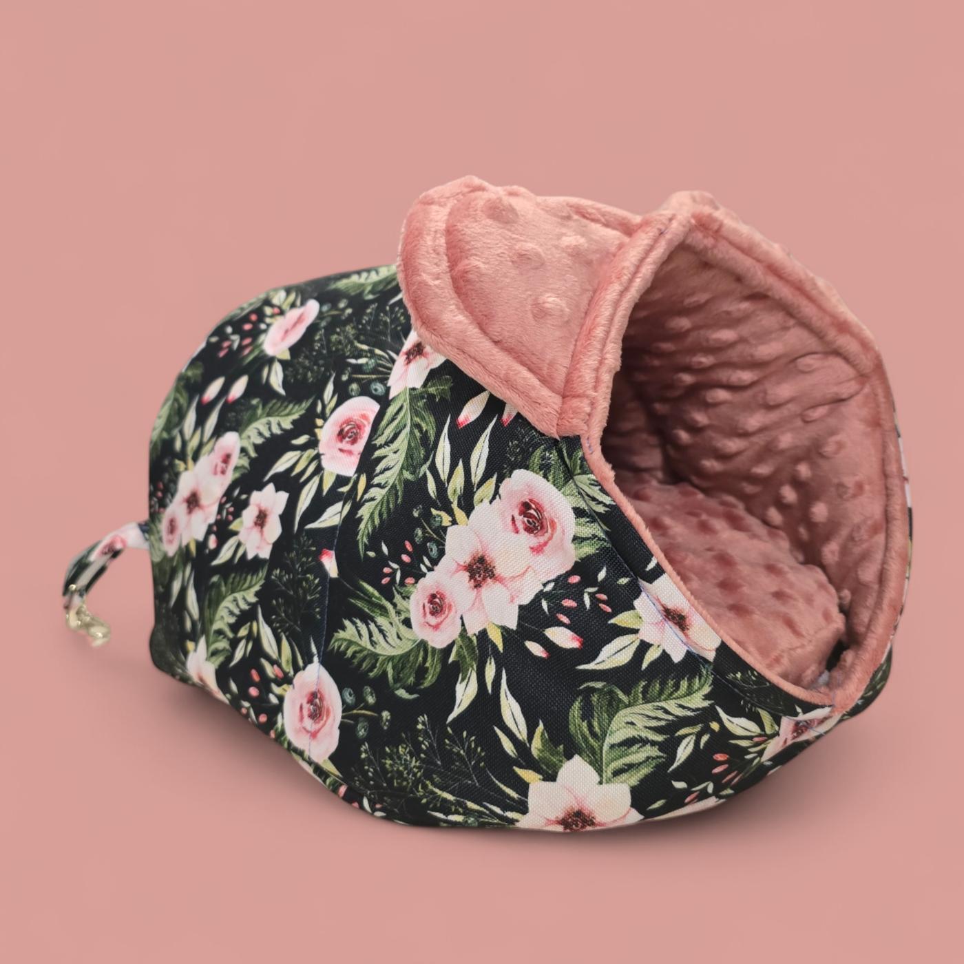 winkowe Love Haus mit Ohren für Meerschweinchen, Igel, kleine Nagetiere + Kissen. Bequem