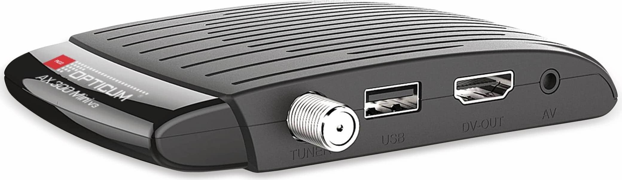 Opticum RED Opticum HD AX300 MINI HDTV Receiver, DVB-S2, EPG
