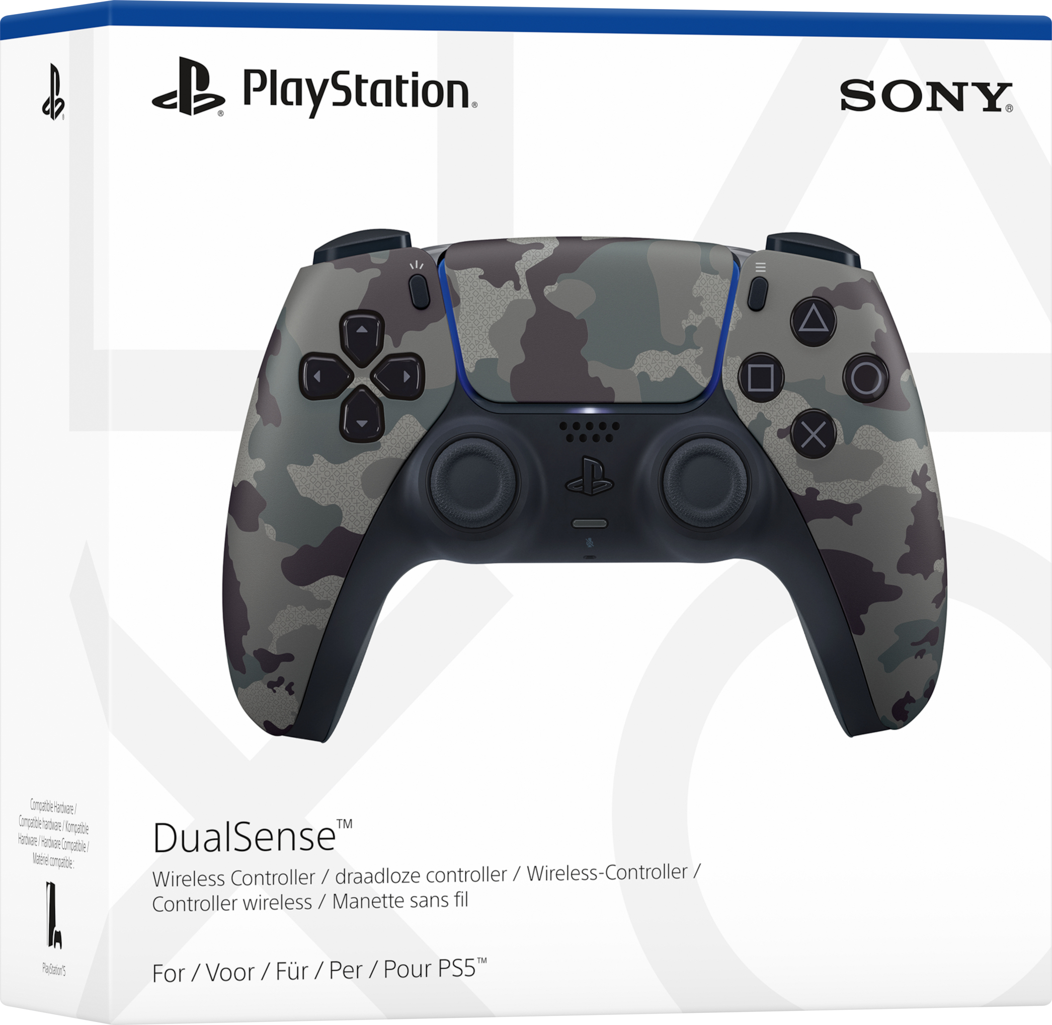 Bezdrôtový ovládač Playstation 5 DualSense Grey Camouflage