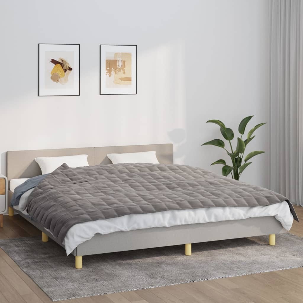 Eleganz Gewichtsdecke Grau 155x220 Cm 7 Kg Für Erw Produktbild-Vorschau 9