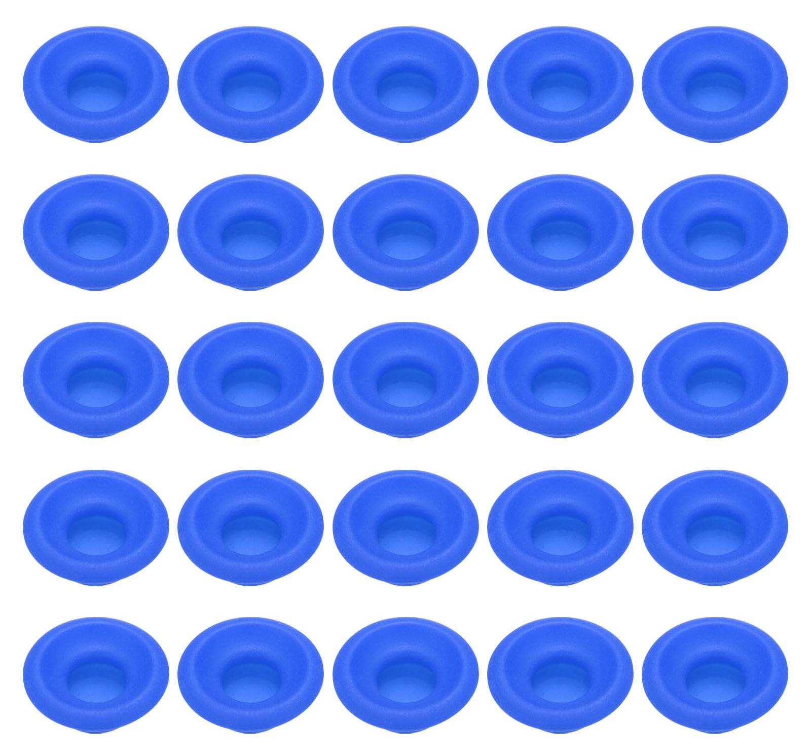 Markenlos 25 Silikon-Dichtungsringe, auslaufsichere Dichtungen für Hochdruck-Bierflaschen, blau