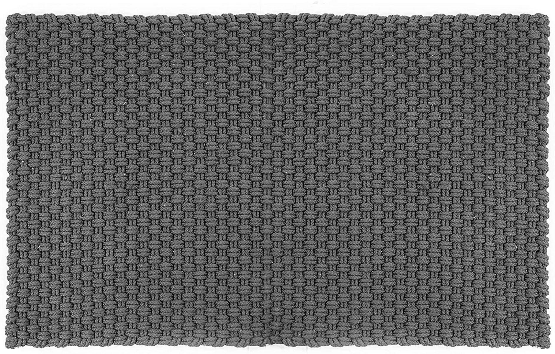 Pad In Outdoor Matte POOL grau schwarz 72x92 Fussmatte Badezimmermatte Teppich 
