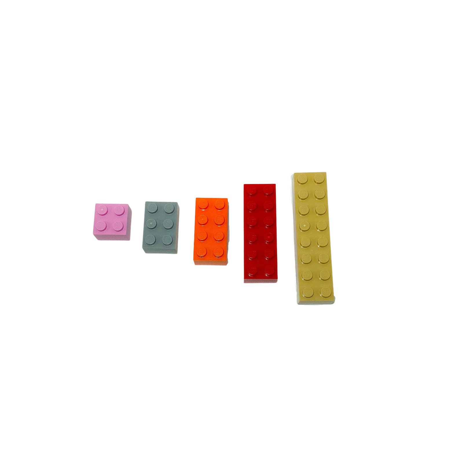 LEGO® kocky Vysoké kocky Zmiešané farby NOVINKA! Množstvo 500x