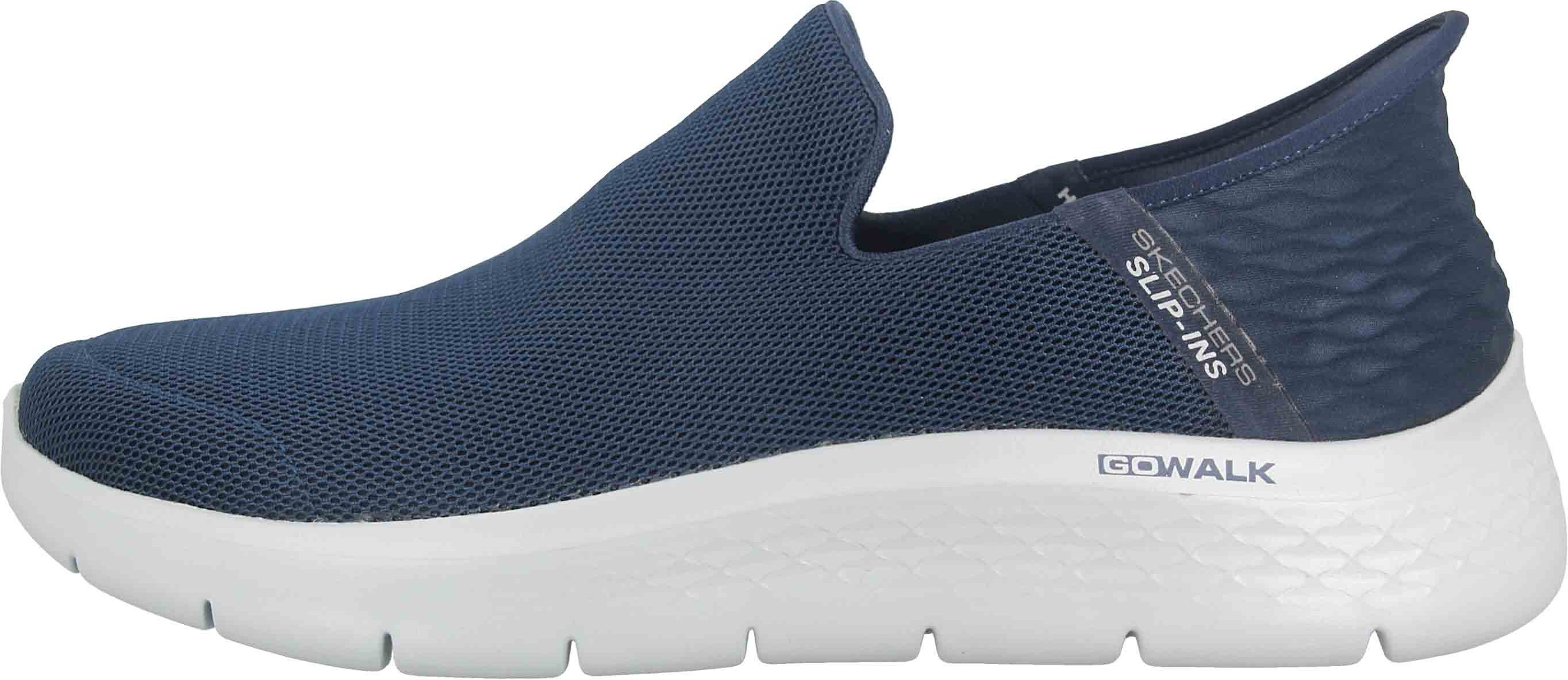 Skechers Go Walk Flex Herren Slip-ins Slipper blau 49 216491 NVY