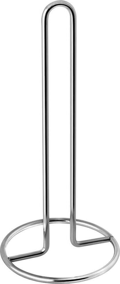 KADAX Küchenrollenhalter, Papierhalter aus Edelstahl, Rollenhalter für Küchenrolle, 31 cm, Silber K4