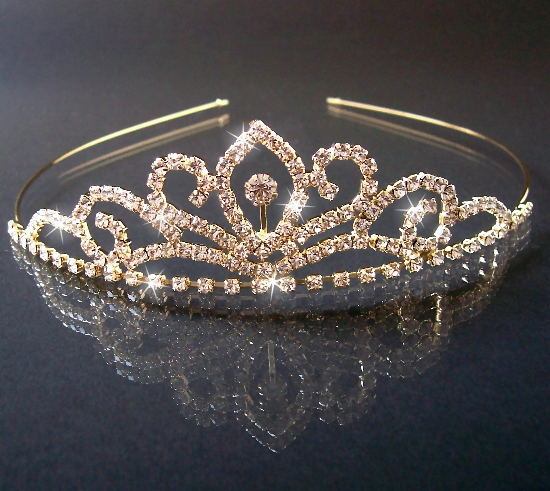 Silber Minkissy Strass Brautkrone Exquisite Legierung Kristall Tiara Haar Reifen Kopfbedeckung Hochzeit Haarschmuck