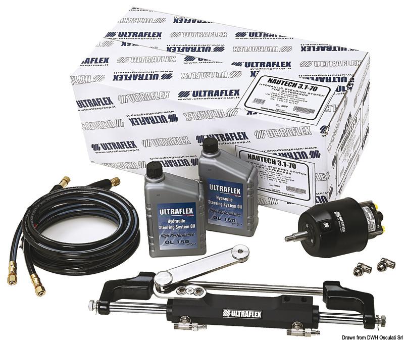 NAUTECH Steuerungssystem 3 max 300HP Zylinder OBF/1 - Osculati 45.283.01