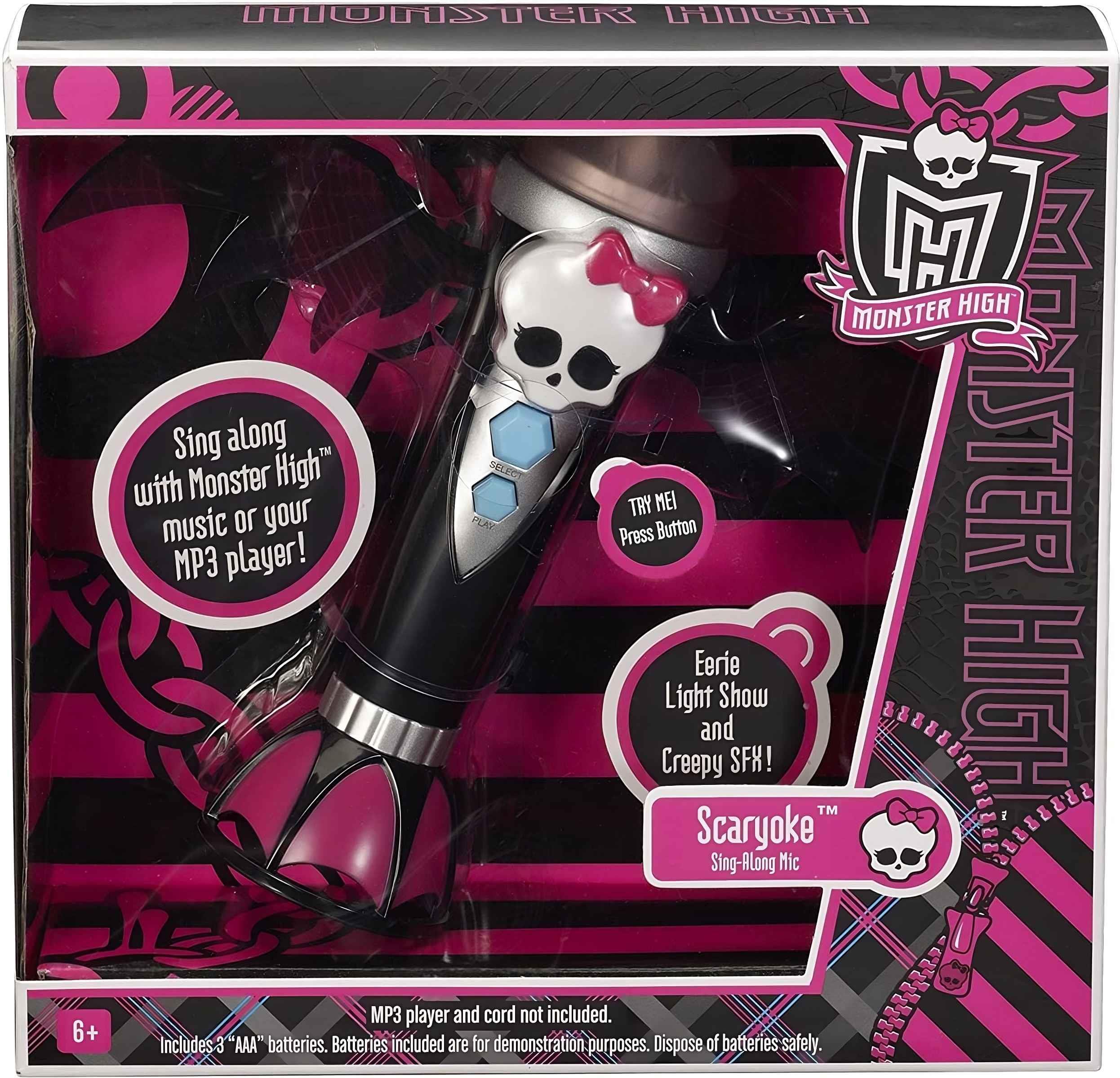Mattel Monster High Mikrofón Scaryoke