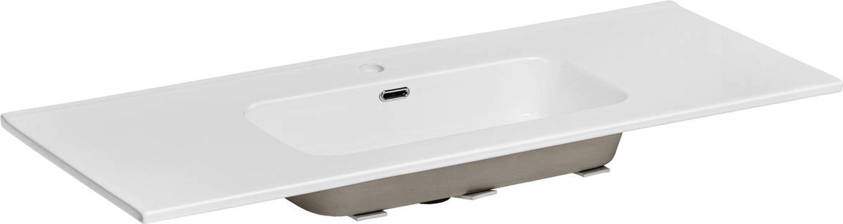 COMAD GO120-8095 Keramik-Waschtisch 121 x 46 cm, Weiß, Möbelwaschbecken COMAD-13700