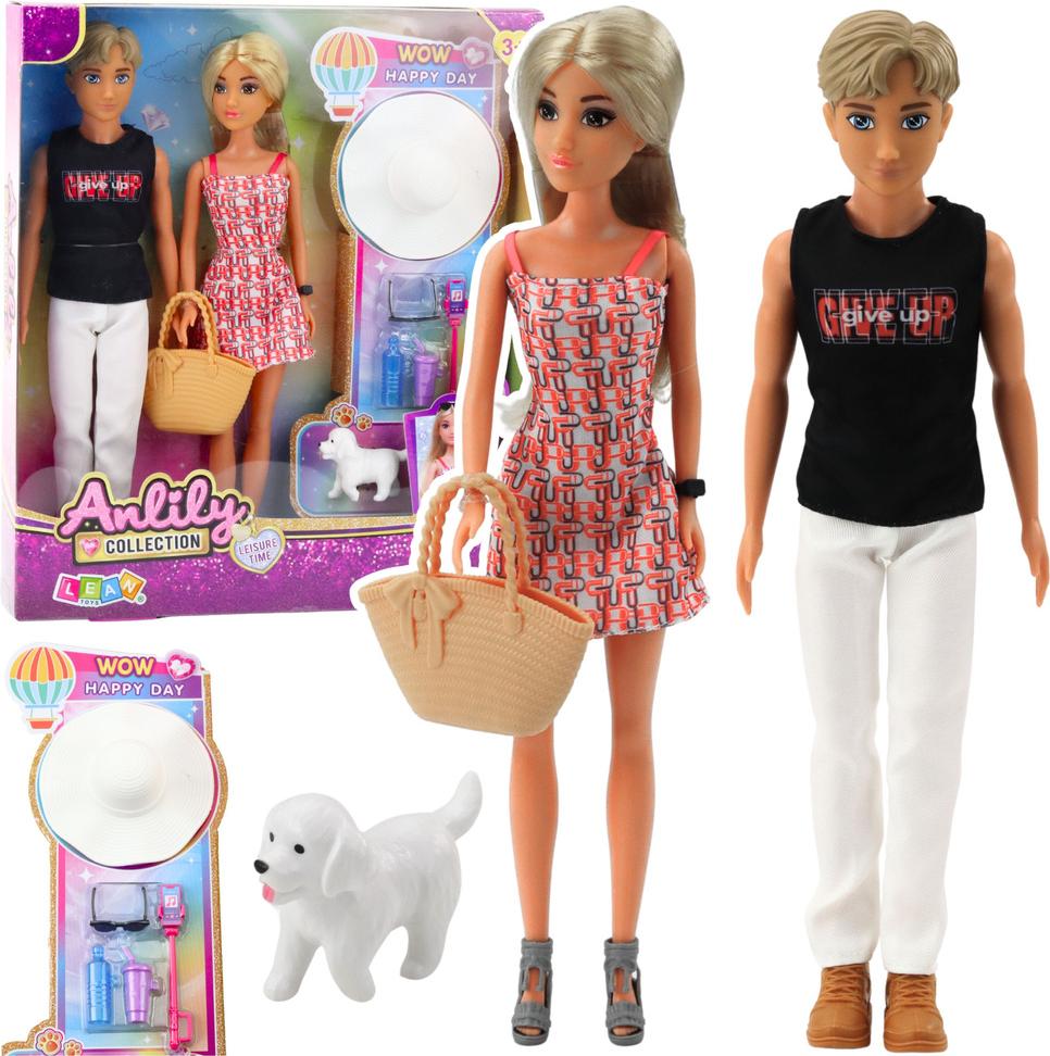 Lean Anlily Mädchen Und Freund Puppe Set Zubehör Hundehut