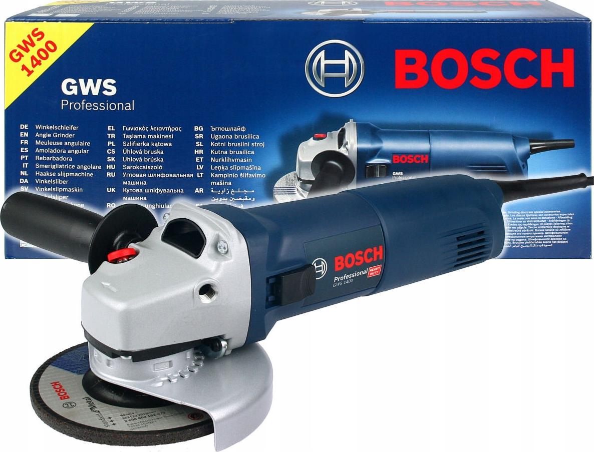Winkelschleifer Bosch 1400W 125Mm Gws 1400 Mit Wiederanlaufschutzsystem