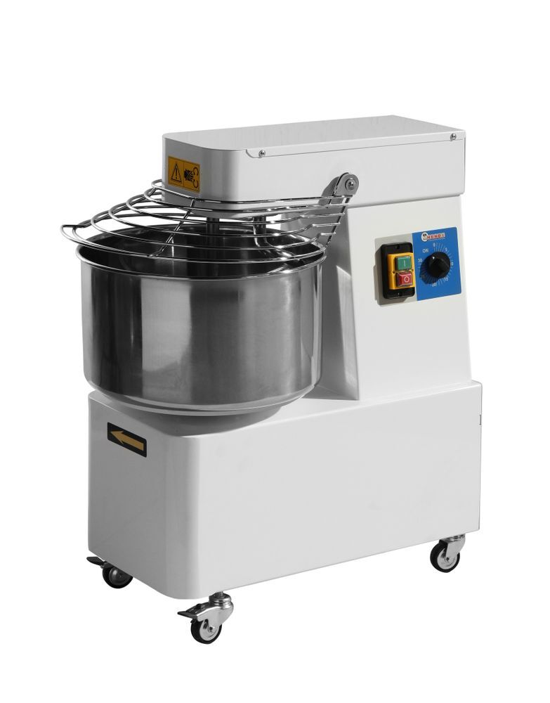 HENDI špirálový mixér s pevnou hlavou a miskou, 88 kg/h, 32 l, 230V/1100W, 431x740x(H)804mm