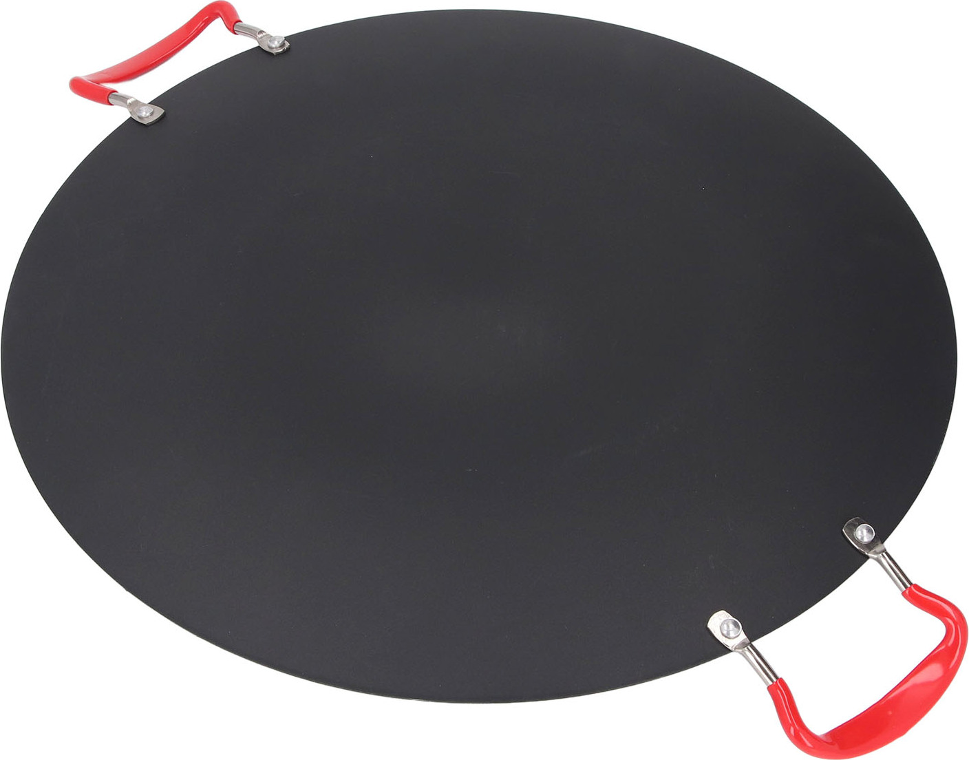 Kórejská grilovacia panvica Non Stick Round Prenosný gril Flat Griddle Vonkajší kemping Domáce grilovanie zásobník S