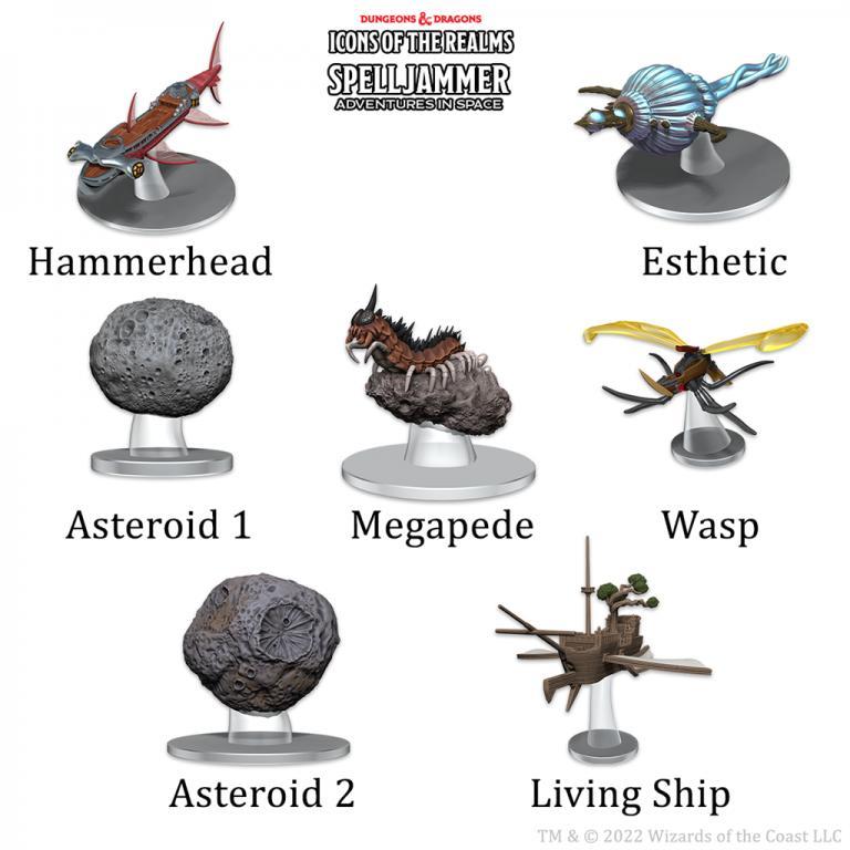LexShop D&D Icons of the Realms: Schiffsmaßstab – Begegnungen mit Asteroiden 96181