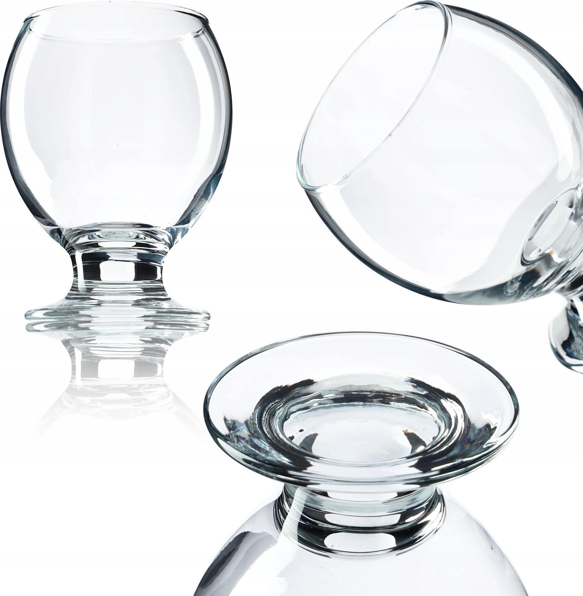 StarTech Trinkgläser Dessertgläser - Set 6 Stück - 280 ml - Serviergläser für Getränke & Desserts - Braun