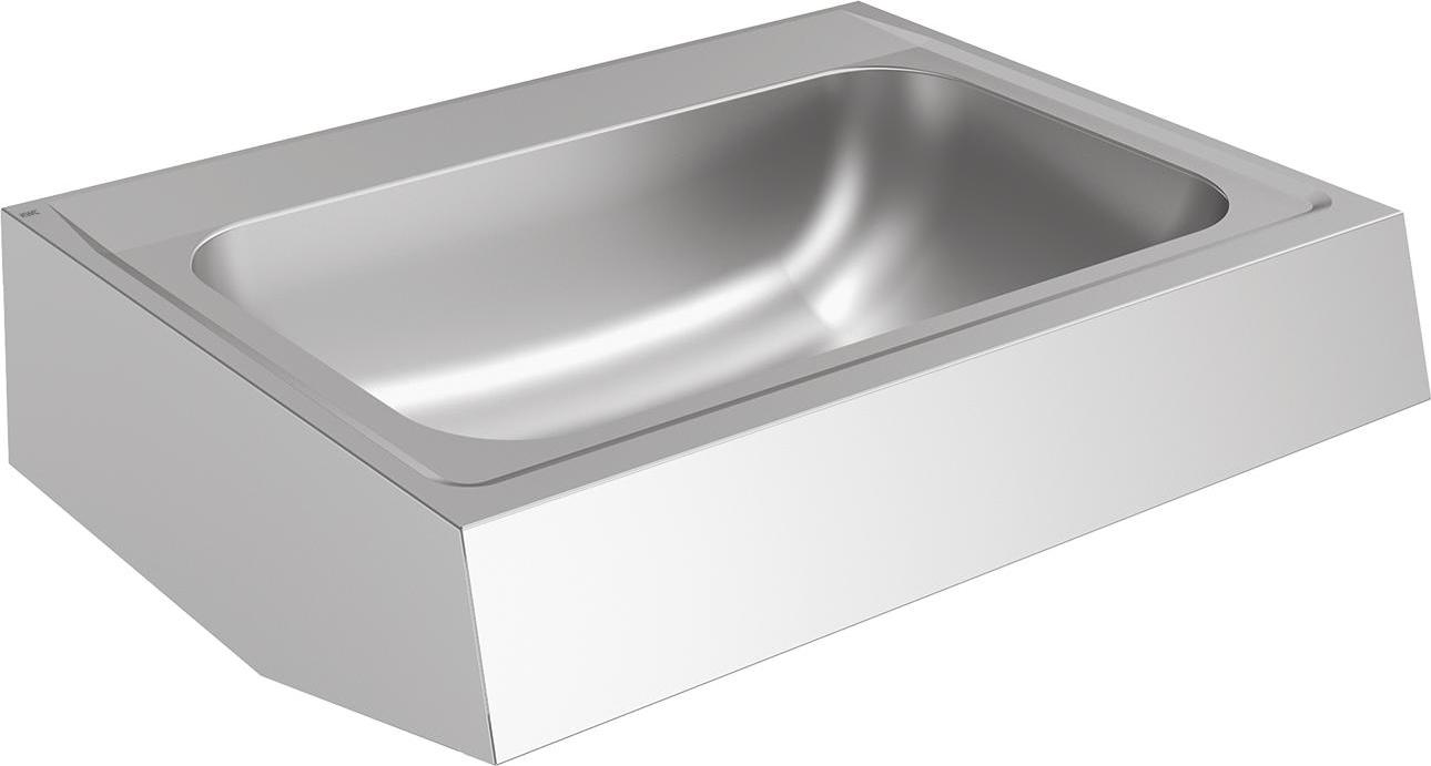 KWC AR Einzelwaschtisch, ANIMA, Edelstahl, 700x170x514 mm, Siebventil 3600005551