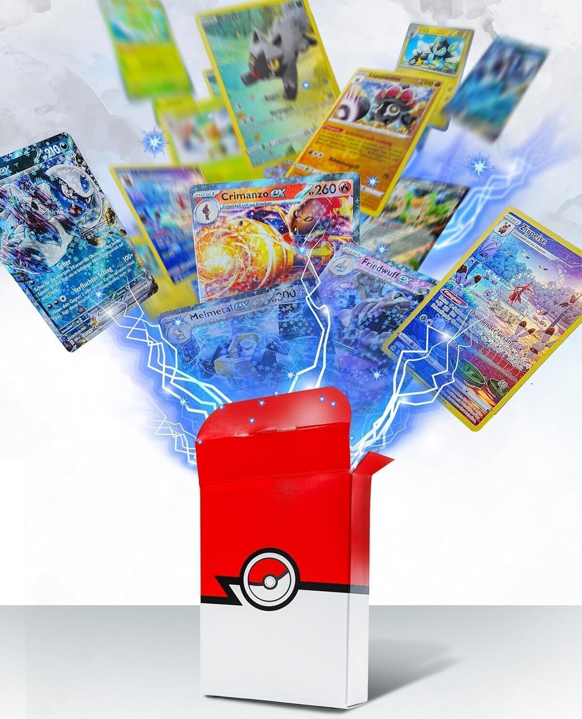 Geco Pokemon Karten Koreanisch - 50 Originale Pokemon Karten (inkl. 2 Holo/Seltenen Karten)