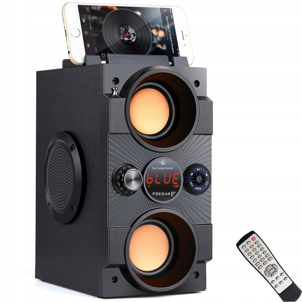 Fegar Dance Speaker 30W Bluetooth Karaoke Radio Pilot Usb Sd Aux 4000Mah