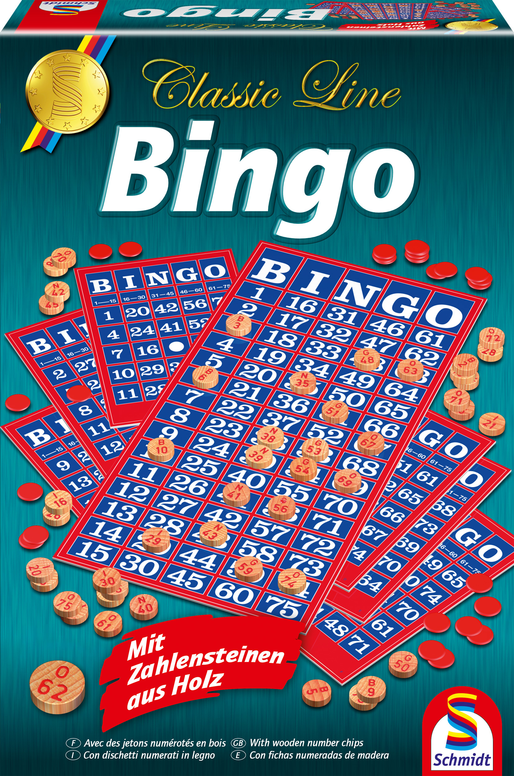 Schmidt Spiele Familienspiel Zuordnungsspiel Bingo 49089 39674