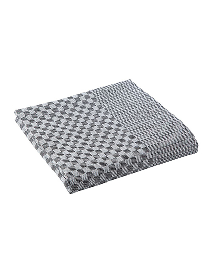 Ross Grubentuch – 5er Pack, Grau-rot, 50x100 Cm, 100% Baumwolle