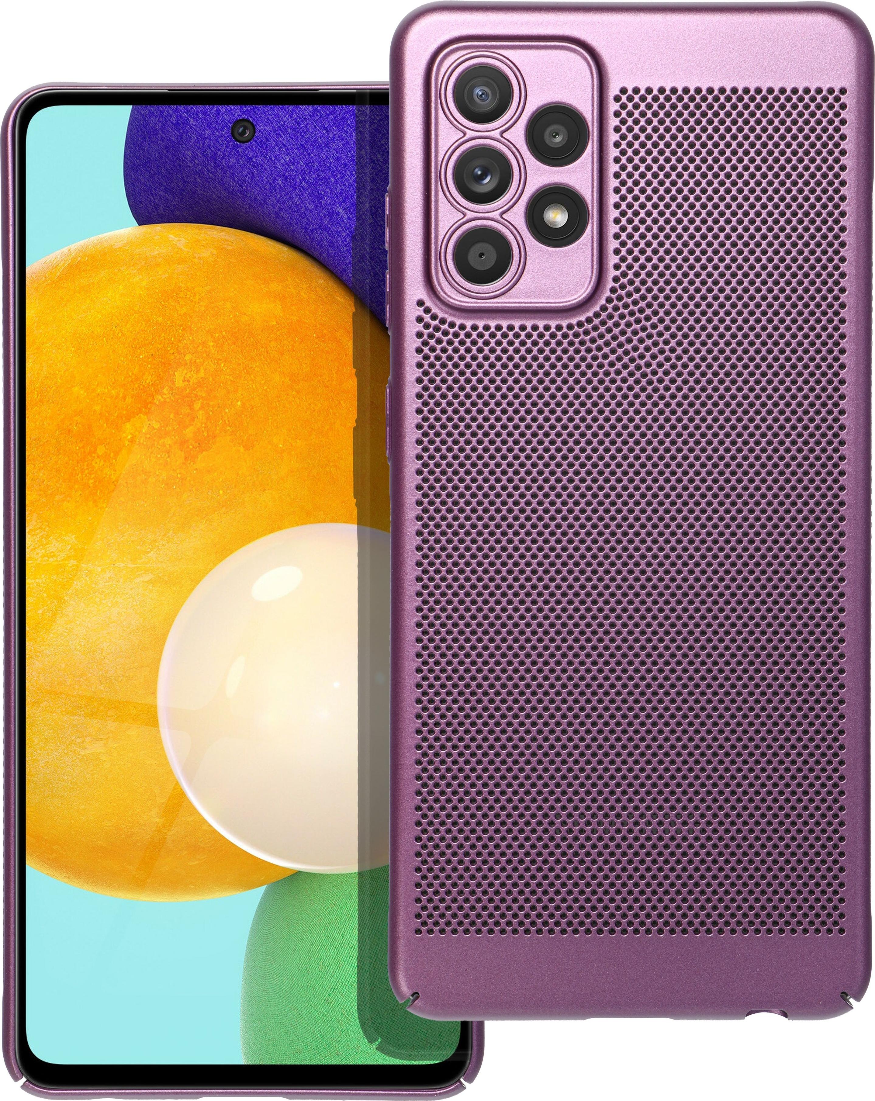 BREEZY puzdro na mobilný telefón vhodné pre SAMSUNG A52 5G / A52 LTE 4G / A52s 5G fialové