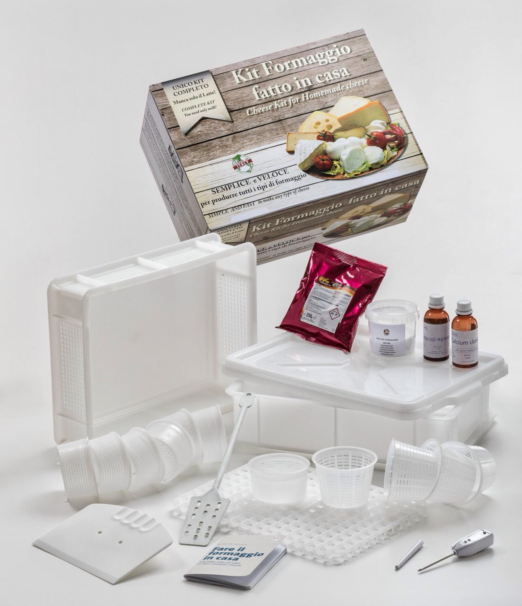 Alcofermbrew Set für die Käseherstellung - Käse selber machen Starter Set, Käse Herstellungsset für selbstgemachten Käse