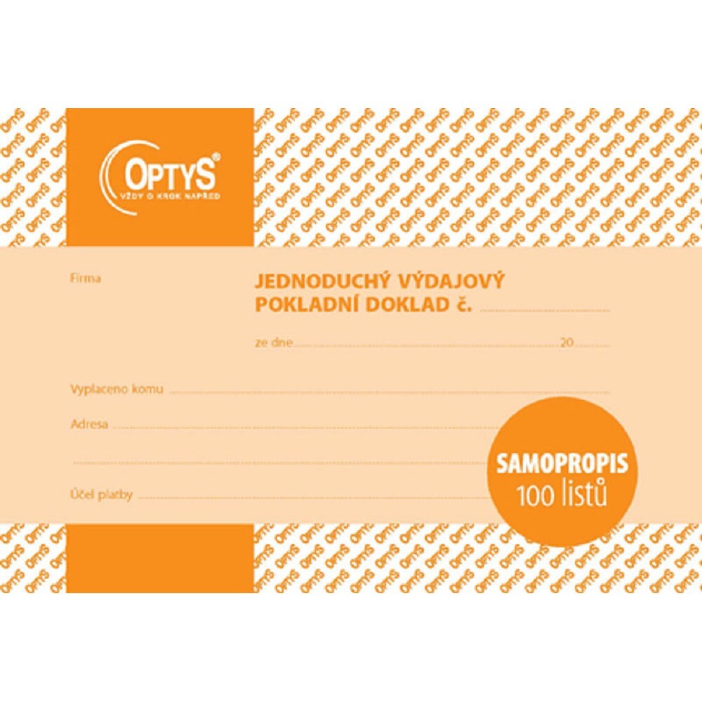 OPTYS 1303 - Dokument für eine Person ausstellen. A6, 100 l., NCR 293