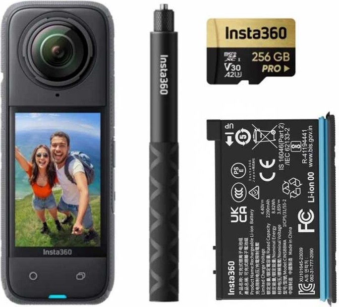 Insta360 X4 Adventure Combo Action-kamera Durchsichtig Durchsichtig One Size CINSABMA-X407